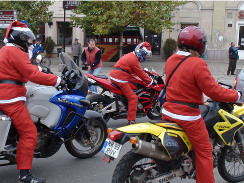 Foto Mos Craciun - Spider Bikers (c) eMaramures.ro